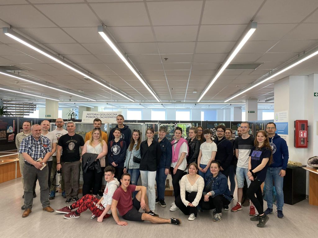 Workshop participants at the Geological Museum of the University of Szczecin