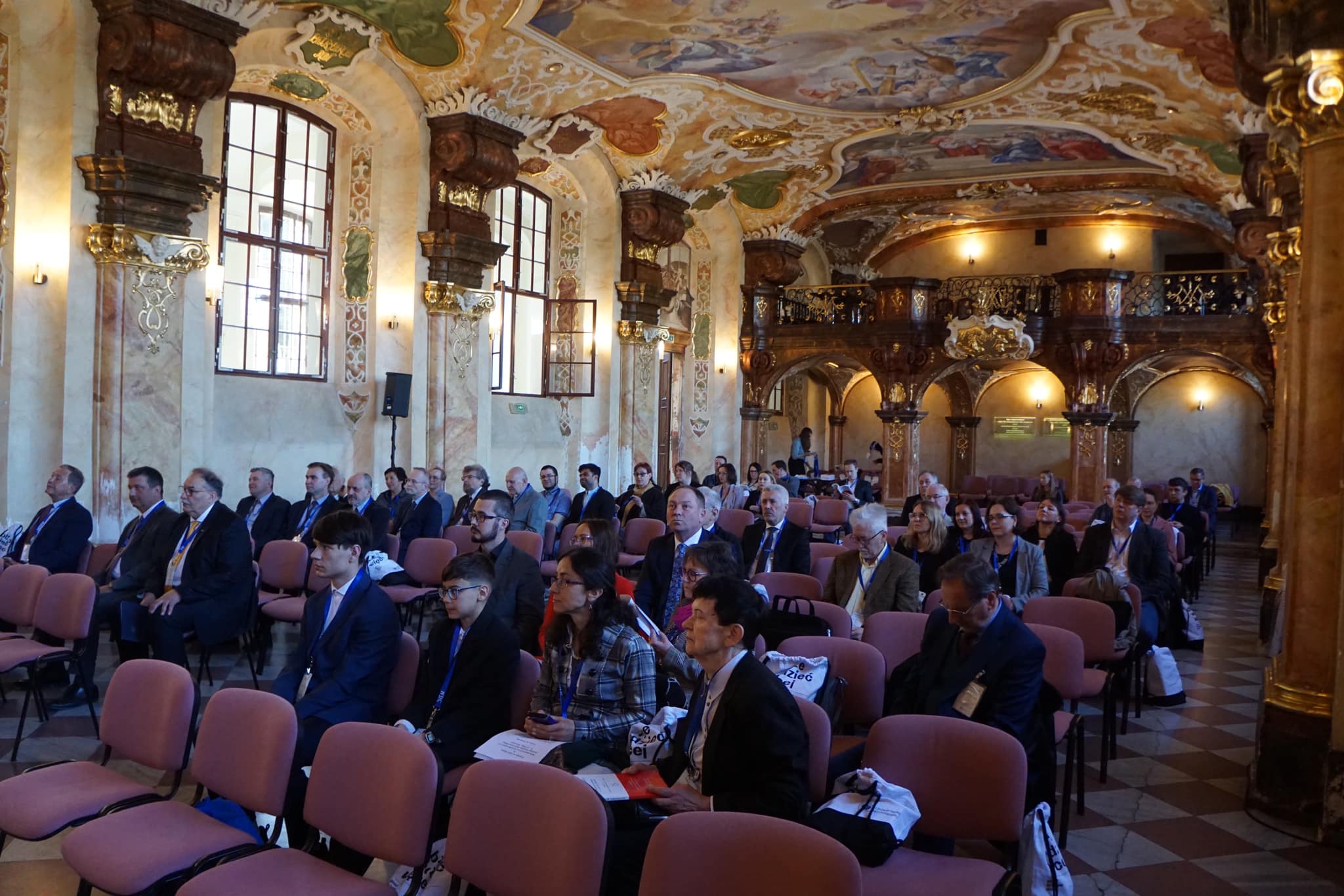 Conference participants in the Marian Oratorium