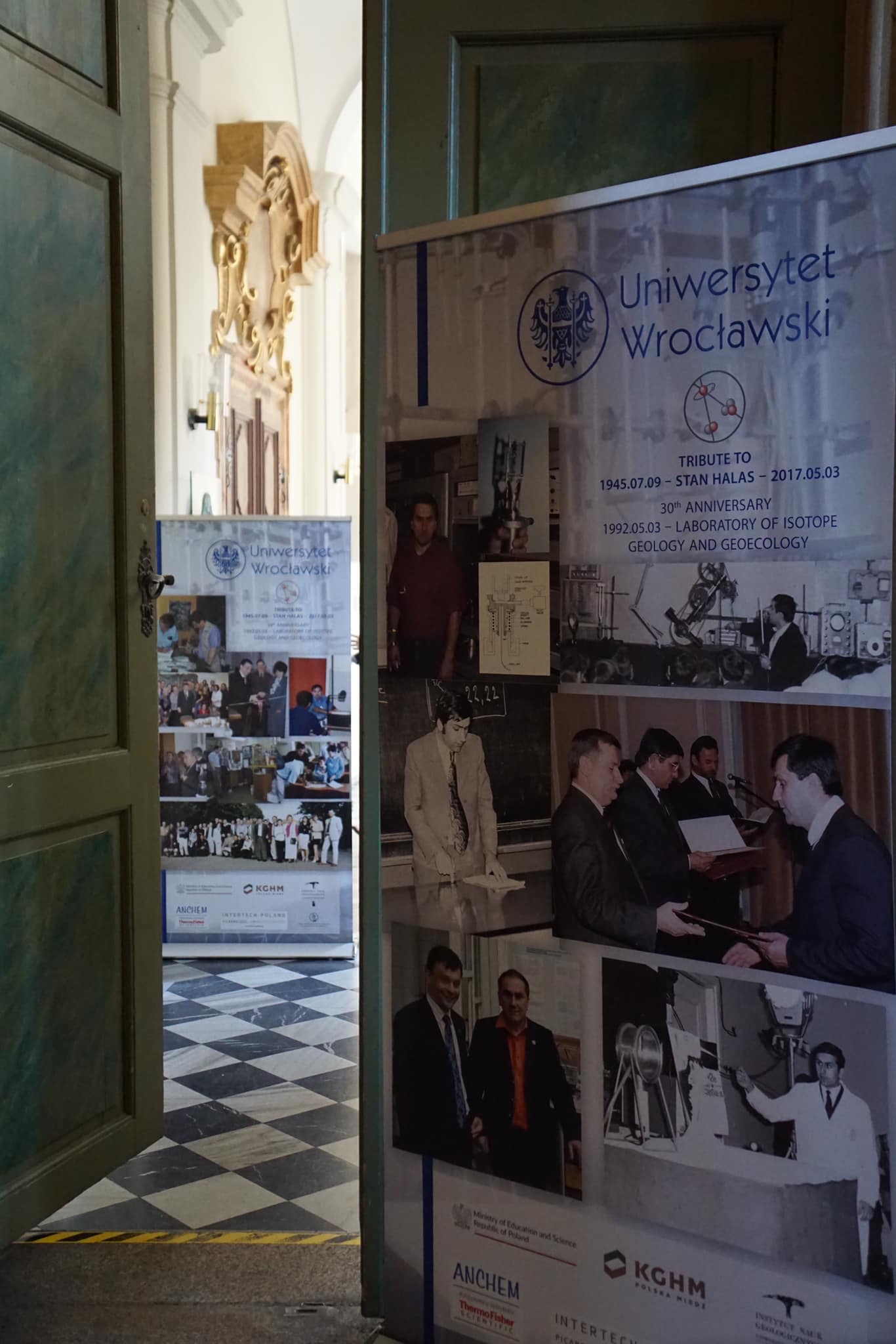 Exhibition dedicated to Prof. S. Hałas